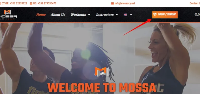Вход в MOSSA Rewards